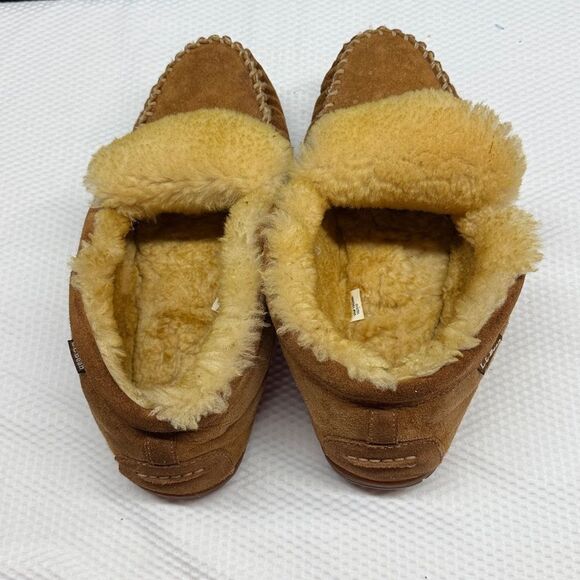 L.L.Bean sleeper slipper Sherpa lined Size 11 Wide - Picture 4 of 9